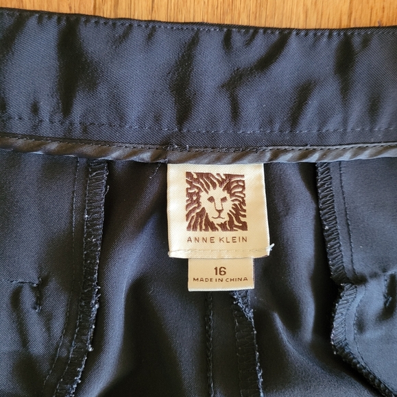 Beautiful Anne Klein Navy Blue Dress Work Formal Comfortable pants size 16 - Picture 5 of 7